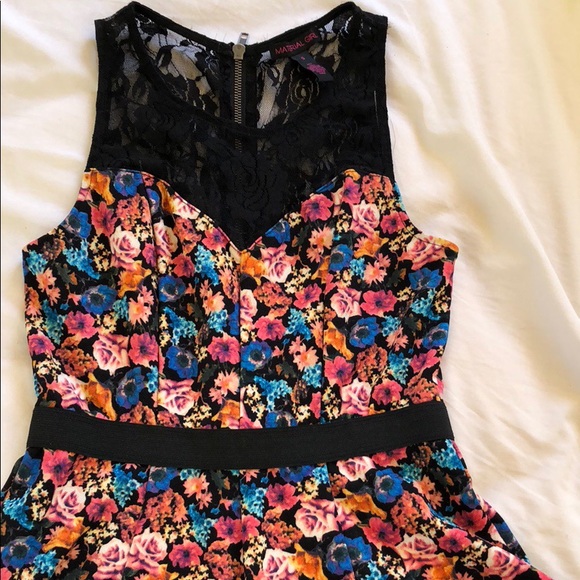 material girl floral dress